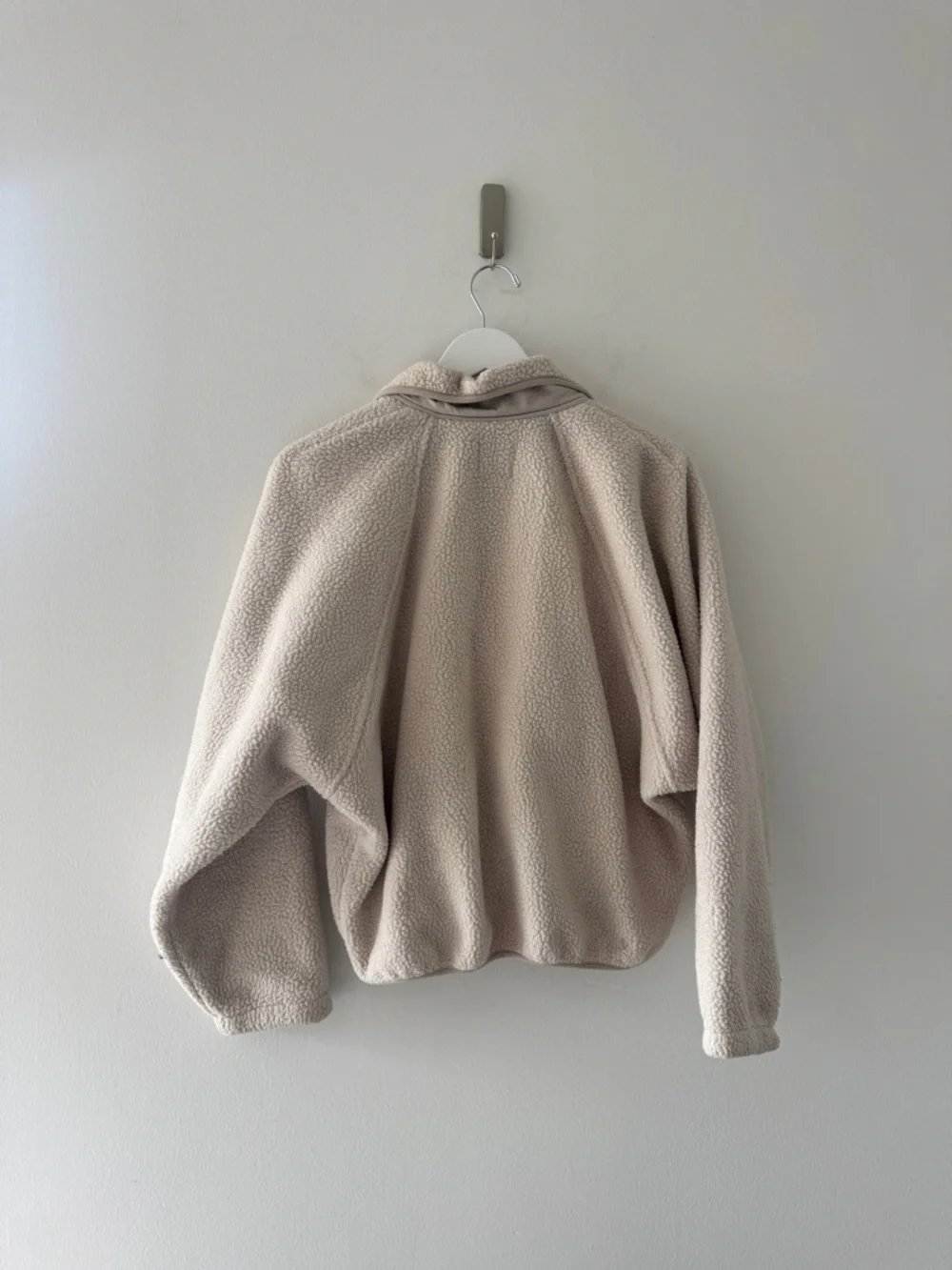 FREE PEOPLE Hit The Slopes Fleece in Muted Beige S - Picture 3 of 5